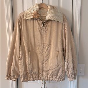 Vintage Laurel Reversible Quilted Bomber Jacket